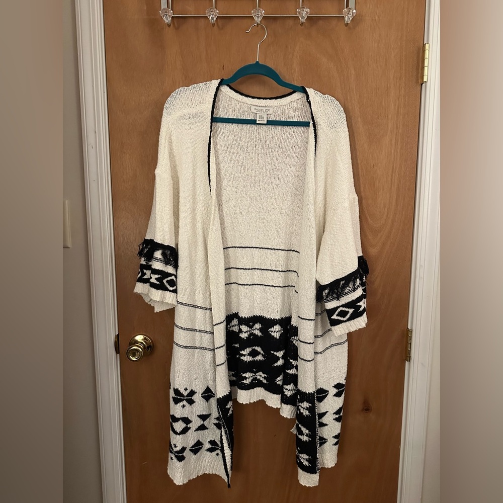 Plus Size, Patterned Cardigan, Size 3X
